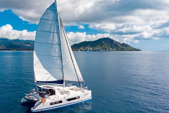 2hr Luxury Private Sailing Catamaran in Waikiki for 1-6 People - Snorkeling best before 1pm: turtles, fish, and how to think about the water