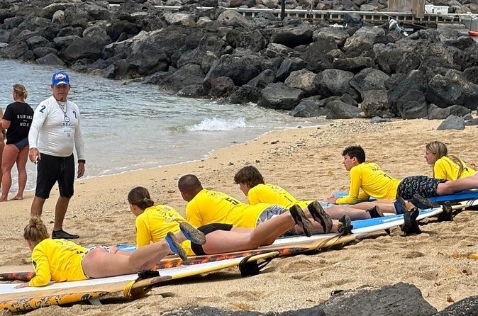 60 to 90 minutes Open Book Surfing Lesson with Certified Guide - Meeting Point at Pau Hana Sailing: Easy to Find, Easy to Start