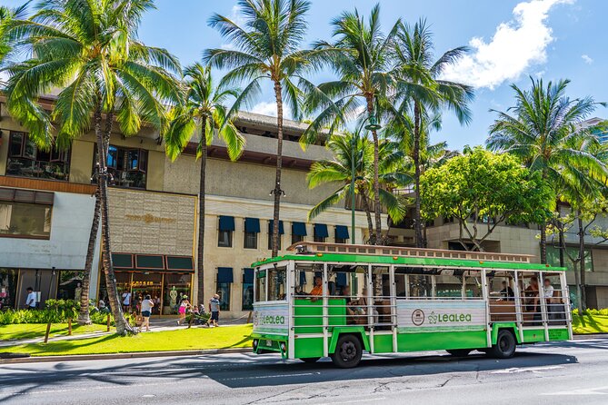7 Day Pass LeaLea Trolley and Waikiki Trolley Pink Line - Waikiki’s main stop anchors: Royal Hawaiian Center to Hilton Hawaiian Village