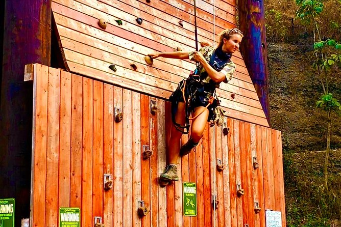 Adventure Course Extreme Including Climbing Wall & Rappel - The 50-Foot Freefall: The Moment You’ll Remember