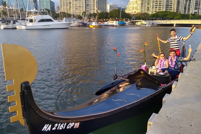 Aloha Gondola Cruise with Drinks & Pastries - Where you’ll be: Ala Moana’s harbor start point