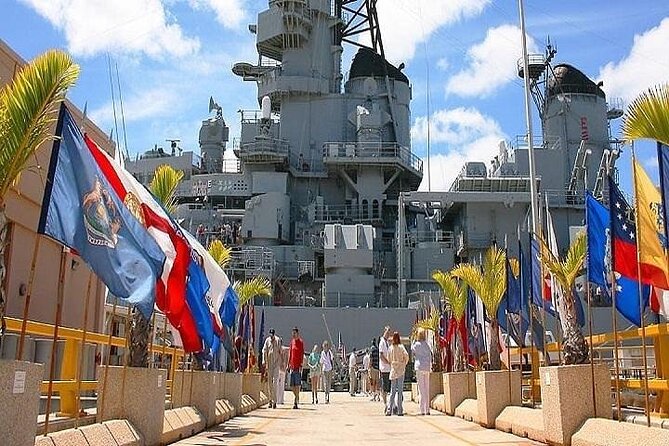 Battleships of World War II Departing from Waikiki Area - Kawaiahaʻo Church and downtown Honolulu narration