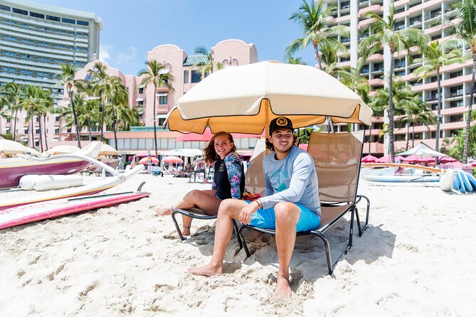 Beach Umbrella and Chair Set Rental - What You Actually Get: Umbrella and Two Lounge Chairs