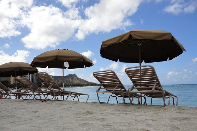 Beach Umbrella and Chair Set Rental - The Royal Hawaiian Beach Spot (and Why Diamond Head Matters)