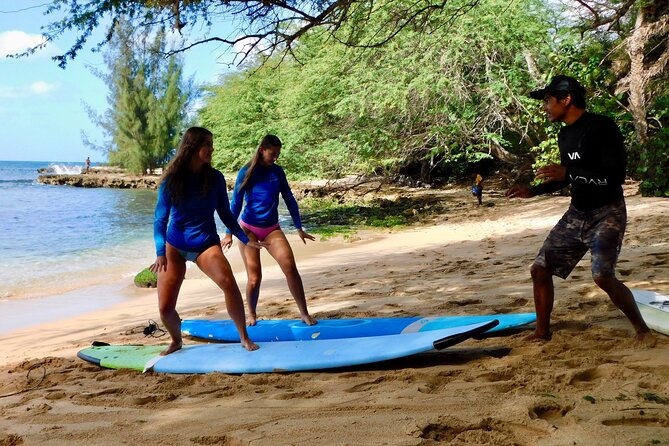 Beginner Surf Lesson at North Shore Haleiwa, Oahu - Instructors who keep it calm and focused