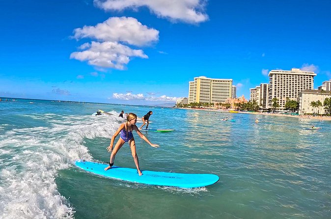 Beginner Surfing Lessons In Waikiki - In the Water: Standing and Catching Your First Wave