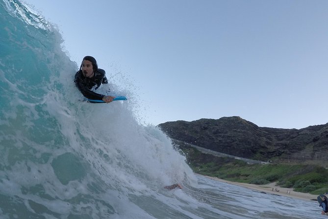 Bodyboarding 1-to-1 Private Lesson with Waikiki Courtesy Shuttle - Getting your first rides: boards, fins, and leash time in the water