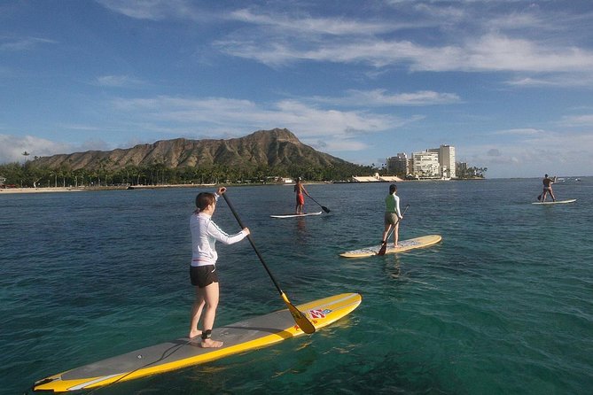 Family Stand Up Paddle Lesson with Waikiki Courtesy Shuttle - Kids, tandem boards, and when a private instructor makes sense