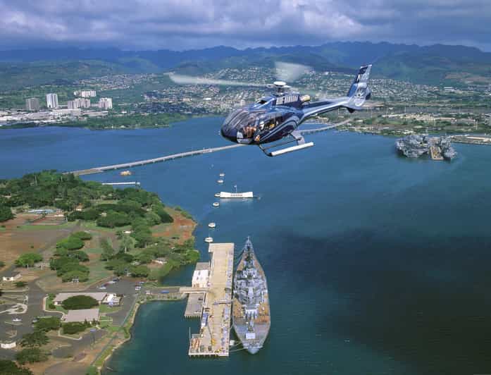 From Honolulu: Complete Oahu Island Helicopter Tour - Nuuanu Rainforest and Sacred Falls: the moment you start watching the water