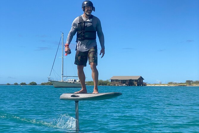 Group of 2 + mid length eFoil experience Honolulu HAWAII - Quick Hits: What Makes This eFoil Lesson Work