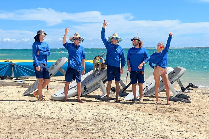 Group of 2 + mid length eFoil experience Honolulu HAWAII - The Water Runs: Three 20-Minute Sessions With Real Breaks