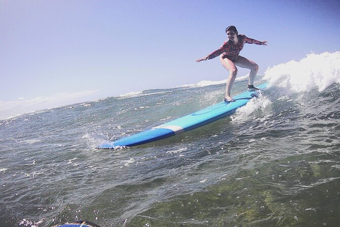 Group Surf Lessons for beginners on the North Shore of Oahu - Getting Better During the Session: Balance, Turning, and Timing