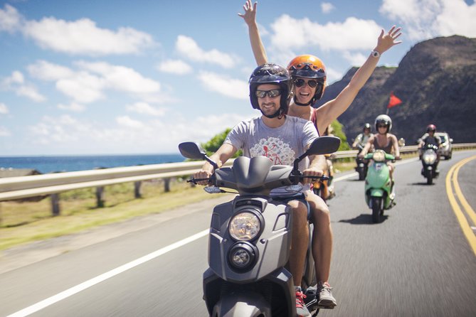 Hawaiian Style Scooter Ride around O'ahu for the Day - A Freeway-Legal 170cc Scooter That Lets You Actually See Oahu