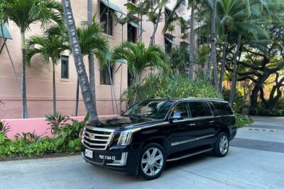 Honolulu Airport & Waikiki Hotels Private Transfer by Luxury SUV(up to 5 people) - Inside the Luxury SUV: Space, Clean Comfort, and a Bottle of Water