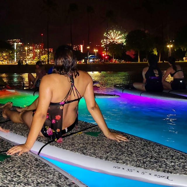 Honolulu: Fireworks Glow and Flow Yoga Class - Glow and Flow: What Really Makes This Class Special