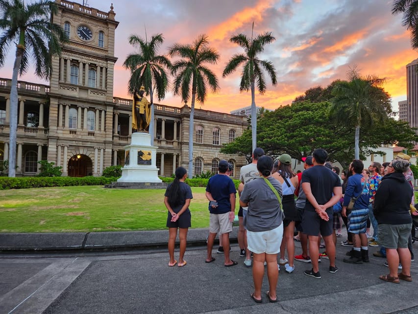 Honolulu: Ghosts of Old Honolulu Walking Tour - King Kalakaua Building and Downtown Post Office: The Names You’ll Remember