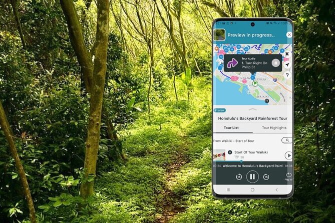 Honolulu Rainforest Self-Guided Audio Tour - The 4 to 5 hour loop from Waikīkī: pacing that feels doable