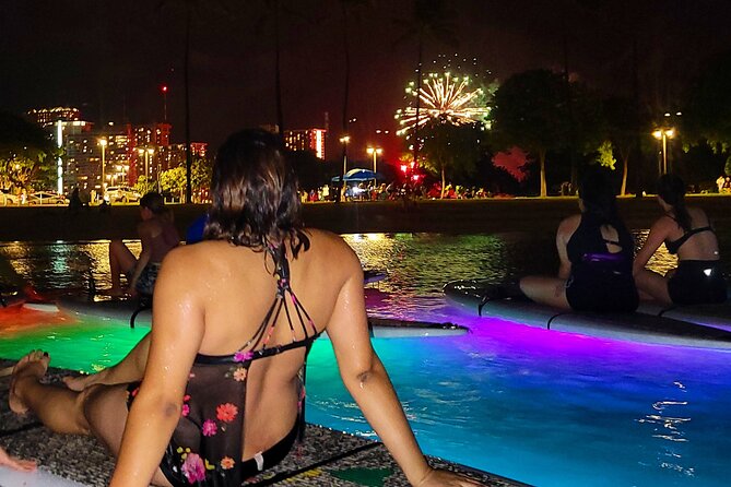 Night SUP Yoga and Fireworks at Magic Island - The LED Lights: The Visual Feature That Changes Everything