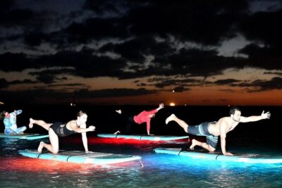 Night SUP Yoga in Honolulu, Hawaii - Getting on the SUP: Gear, Coaching, and Realistic Balance