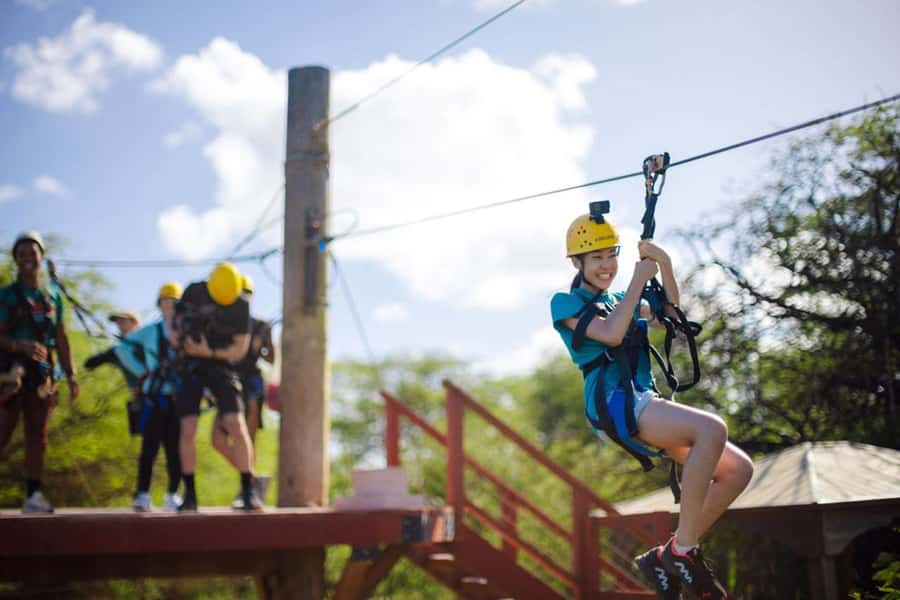 Oahu: Coral Crater Zipline Tour - What happens on the course: where the excitement comes from