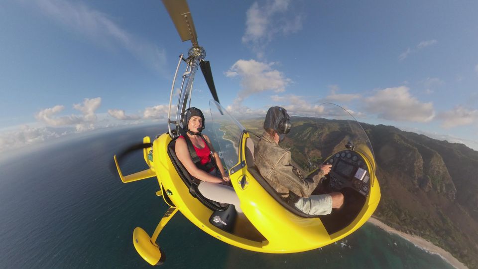 Oahu: Gyroplane Flight over North Shore of Oahu Hawaii - Key things you’ll notice right away
