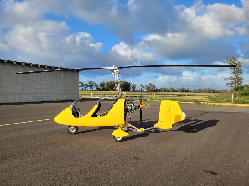 Oahu: Gyroplane Flight over North Shore of Oahu Hawaii - How you get to fly the gyroplane (and why that’s the real win)