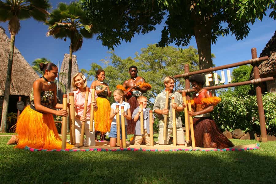 Oahu: Islands of Polynesia and "HA: Breath of Life Show" - Hawaii village: hula lesson, poi, ancient games, and lauhala weaving