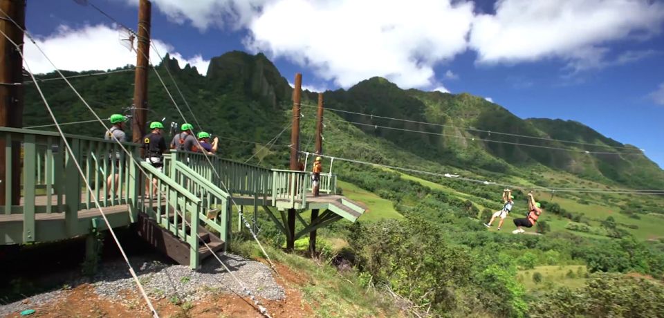 Oahu: Kualoa Jurassic Valley Zipline Tour - Soaring on 7 Tandem Runs and a Quarter-Mile of Cables