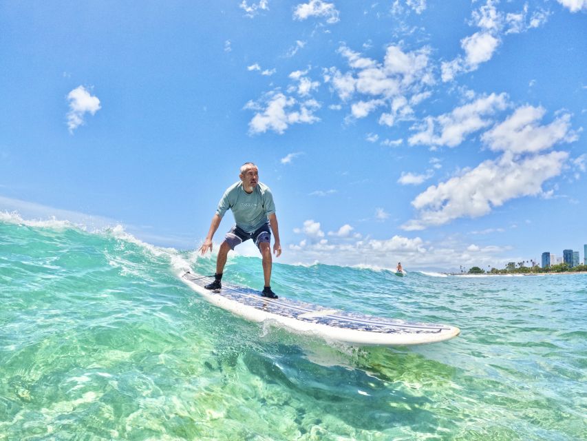 Oahu: Private Surfing Lesson in Waikiki Beach - Getting into the water at the Waikiki meeting point