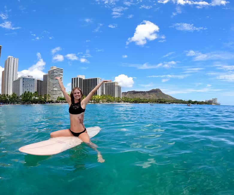 Oahu: Waikiki Beginner Private Surf Lesson- Female Guide - The 75-minute surf time: what you’re actually doing in the water
