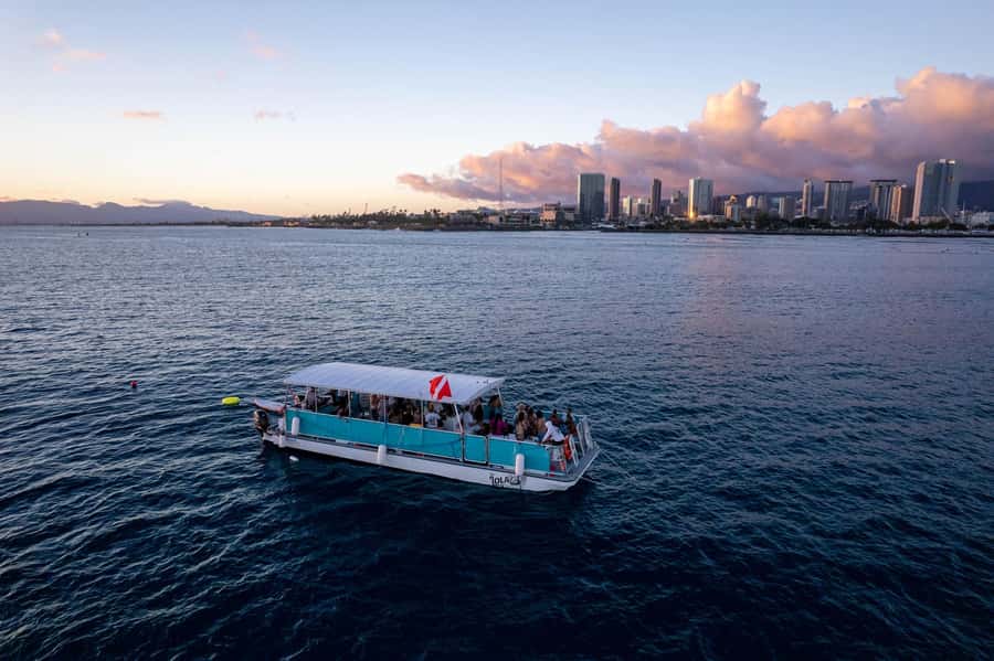 Oahu: Waikiki Whale Watch Boat Tour - From Kewalo Basin toward Waikiki (and the Diamond Head photo moments)