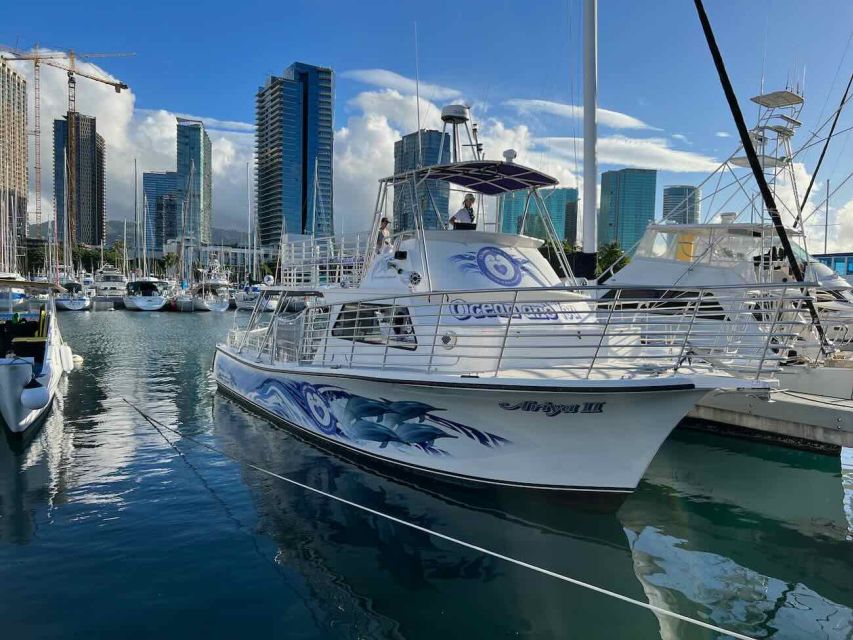 Oahu: Waikiki Whale Watching Tour-Donut and Coffee Included - Hearing whale song with an underwater hydrophone