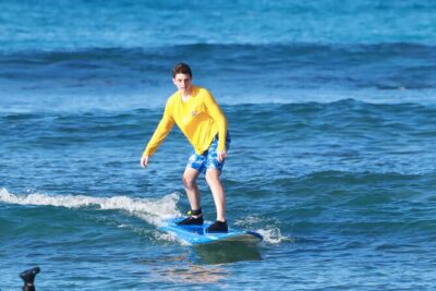 Open Group Surfing Lesson in Waikiki, Hawaii - Before you touch the water: safety talk, etiquette, and dry-land practice