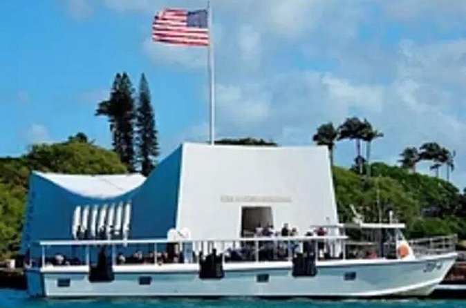 Pearl Harbor Arizona & Missouri tour from HNL Airport - Stop 2: The USS Arizona Memorial hour—boat ride, sunken ship, and the names