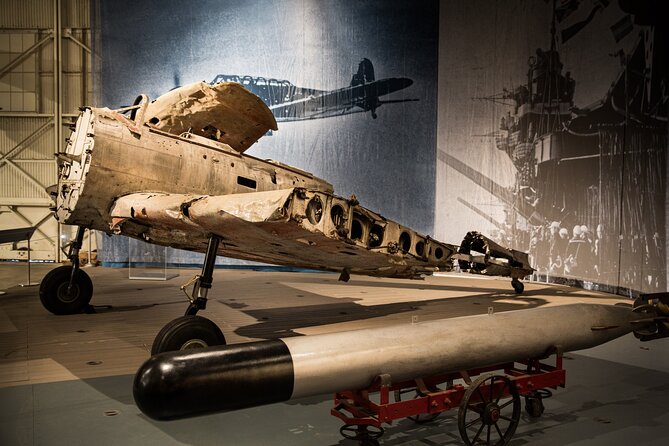 Pearl Harbor Aviation Museum Ticket with Audio Tour and Shuttle - Wartime Evidence on Display: Bullet Holes and WWII Footage