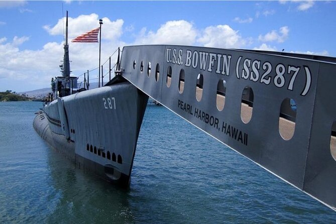 Pearl Harbor Tour with USS Arizona & Missouri Battleship - Downtown Honolulu driving: Chinatown, Wo Fat Building, and old street markers