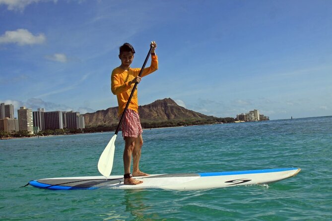 Private Group SUP Lessons by Waikiki Beachboys at the Royal - A Real 1-Hour Ocean Workout for Your Core and Arms