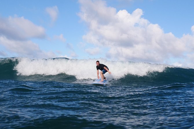 Private Group Surf Lesson - In the water: how you’ll catch many waves (and not just one)