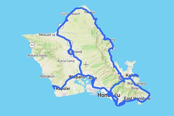 Self-Guided Audio Driving Tour in Oahu Hawaii - Price and value: $19.99 per group, built for car-sharing
