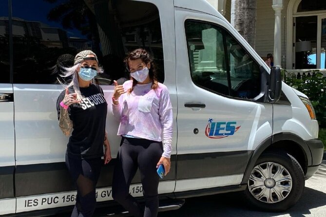 Shared Departure Transfer from Waikiki Hotels to Honolulu Airport - Finding the Van in Busy Waikiki: IES Markings and QR Checks