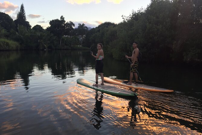 Sunset Stand Up Paddle with Photos and Turtles - Haleiwa to Anahulu: why this sunset SUP feels so doable