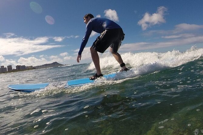 Surf HNL: Ala Moana Surf Lessons!!! - The Board, Leash, Wetsuit, and Reef Shoes: Gear Included Means Less Packing