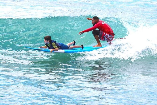 Surf HNL: Ala Moana Surf Lessons!!! - Into the Water: Instructor Help Right By Your Side