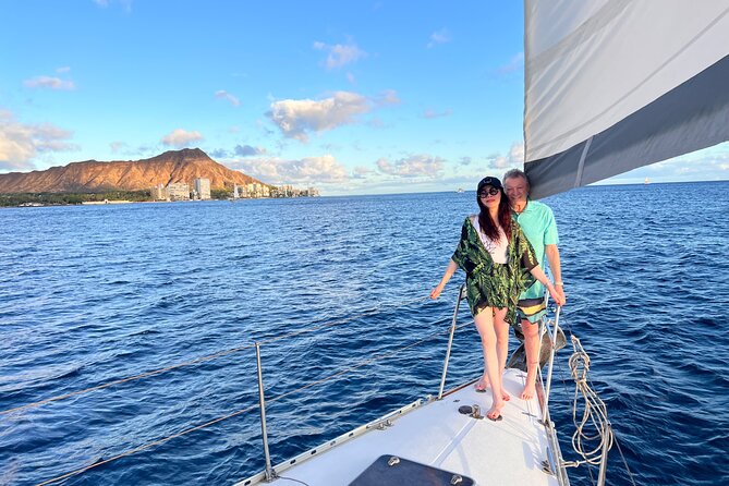 Waikiki private Day Tour and Sunset sail for couples - Stop 3: Diamond Head State Monument cruise on the Universe (the hour that matters)