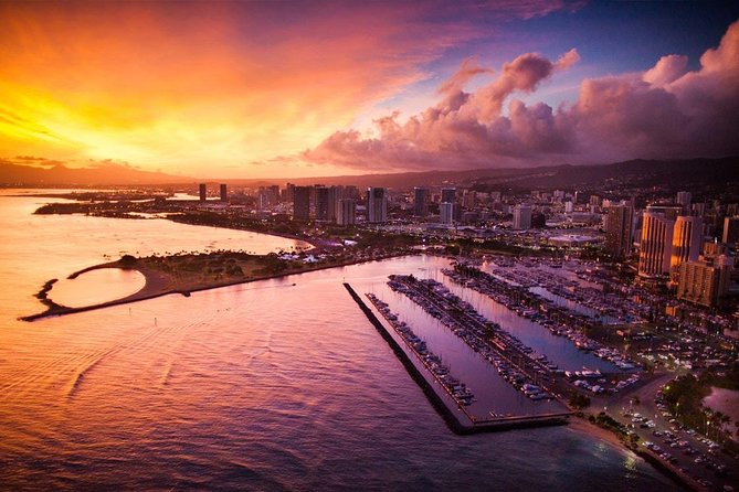 Waikiki Sunset - 50 Min Helicopter Tour - Doors Off or On - The route: 50 minutes of Oahu’s best light (step by step)