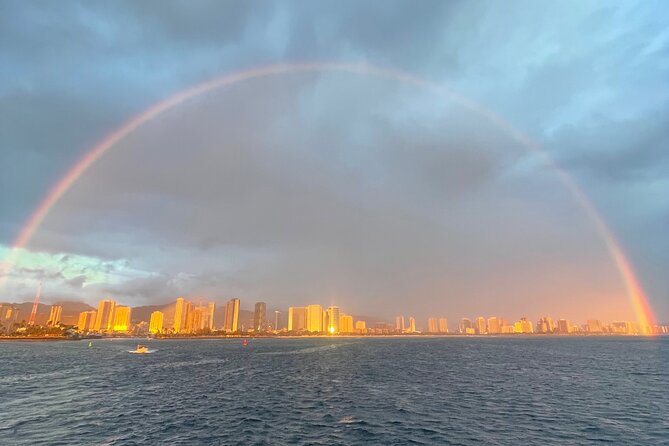 Waikiki Sunset Cruise Catamaran Boat Tour on Oahu - Waikiki Stop: Where Diamond Head Steals the Show